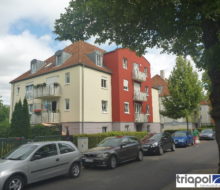 Schöne und ruhig gelegene 2-Zi-Wohnung mit 2 Balkone und Einbauküche in Coswig.