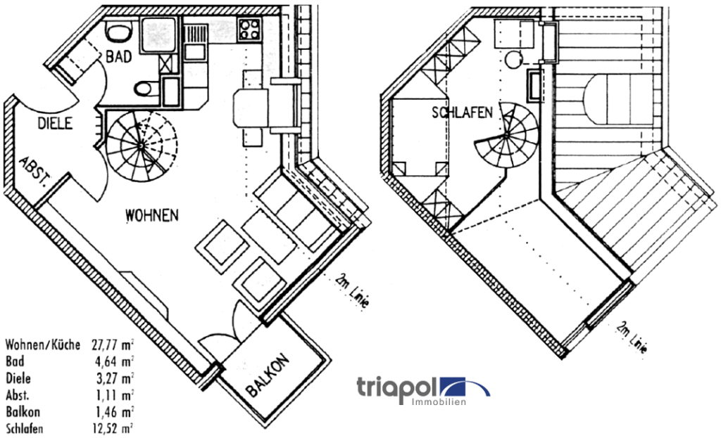 Hubsche Maisinettewohnung Mit Schlafgalerie Und Balkon In Ruhiger Und Gruner Lage Von Coswig Triapol Immobilien