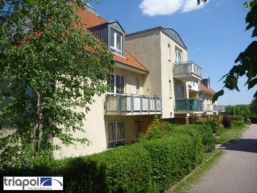 Schöne 2-Zi-Whg. mit Terrasse in grüner und ruhiger Stadtrandlage von Dresden.